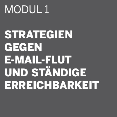 THE DIGITAL DETOX® | Seminar Modul 1: Strategien gegen E-Mail-Flut und ständige Erreichbarkeit